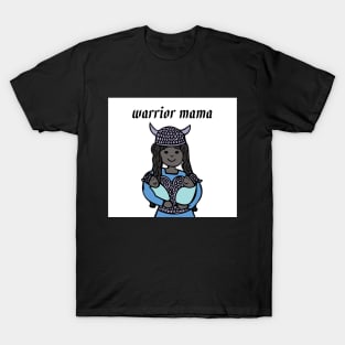 Warrior Mama - Valkyrie mom with twins T-Shirt